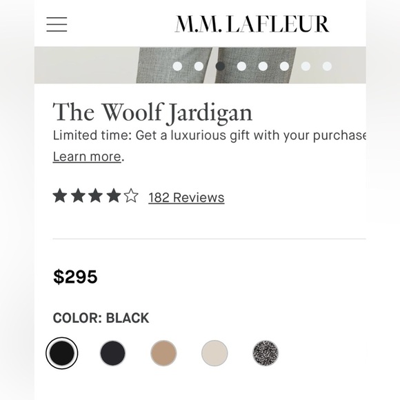 MM LaFleur Black Size S Blazer Cardigan $395 Retail - Picture 3 of 8